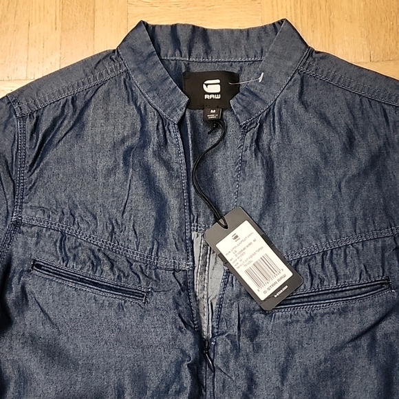 G-Star Raw Silky-Soft Denim Jumpsuit Size M - Picture 4 of 14